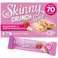 Skinny Crunch Light Raspberry & White Chocolate Bars, 19g (Pack of 5)