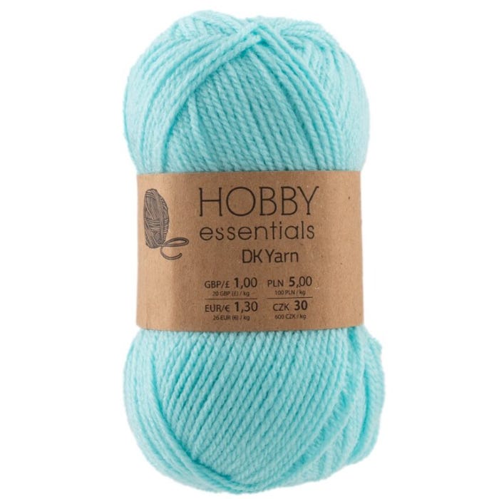 Pepco Hobby Essentials Knitting DK Yarn 50g, Aqua