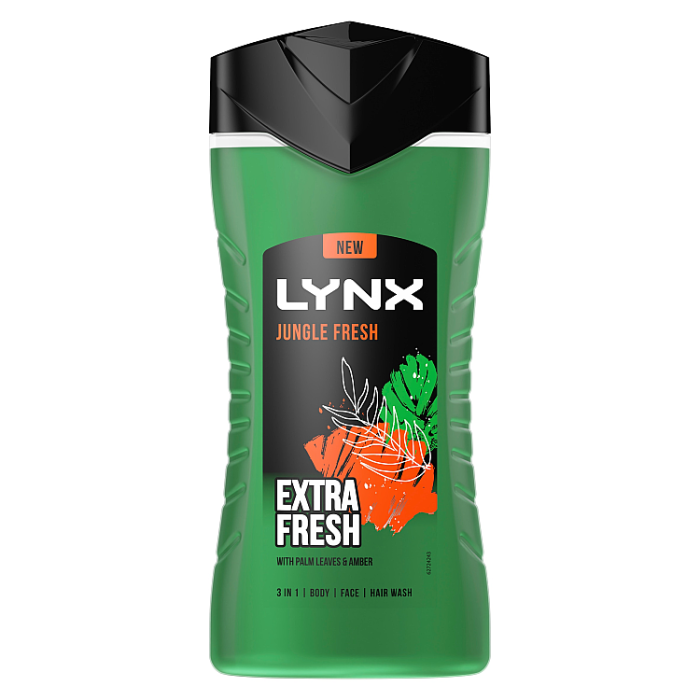Lynx 3-in-1 Body Wash Jungle Fresh 225 ml