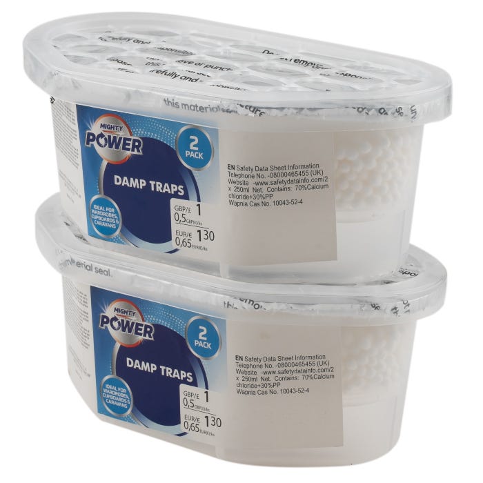 Mighty Power Damp Traps (Pack of 2)
