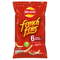 Walkers French Fries Ready Salted Multipack Snacks Crisps, (Pack of 6)