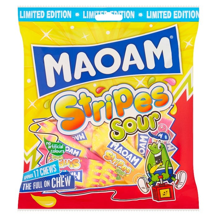 Maoam Stripes Sour,140g