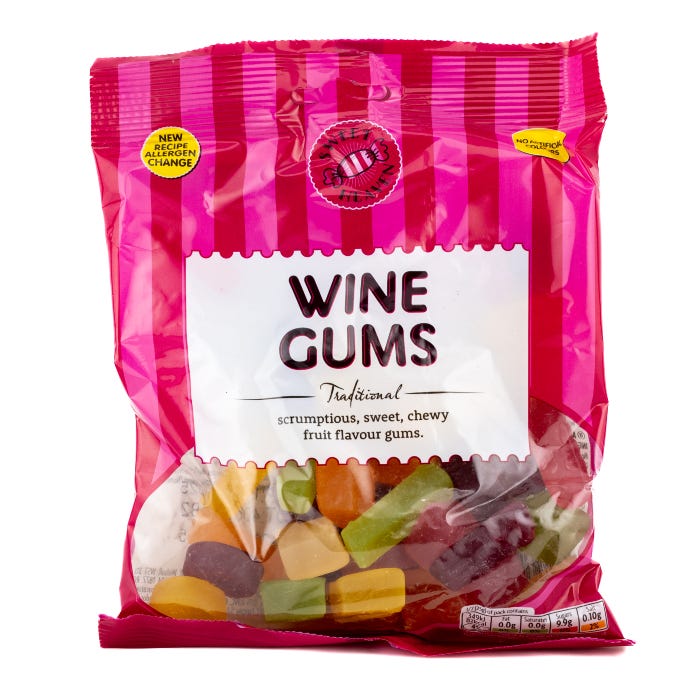 Sweet Heaven Wine Gums, 180g