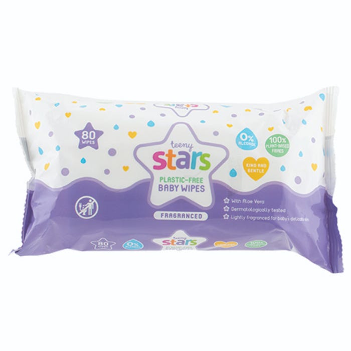 Teeny Stars Baby Wipes - Fragranced (Pack of 80)