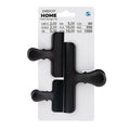 Food Storage Clips, Black - Assorted Sizes (Pack of 3)
