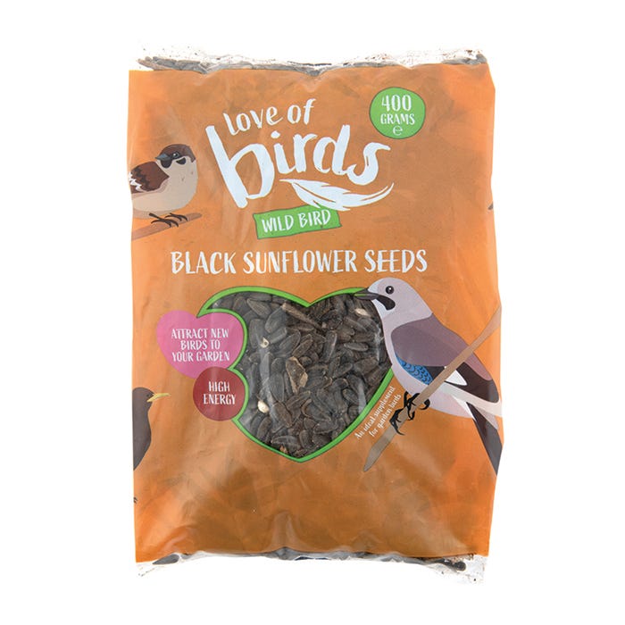 Wild Bird Black Sunflower Seeds, 400g