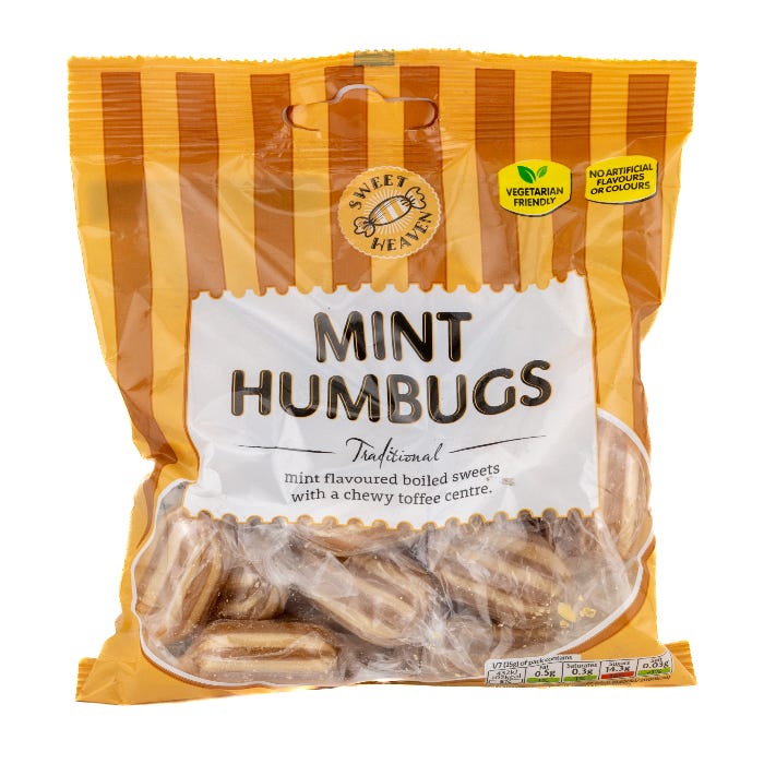 Sweet Heaven Mint Humbugs, 180g