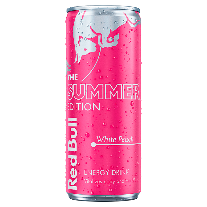 Red Bull Energy Drink Summer Edition - White Peach, 250ml