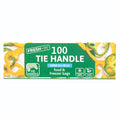 Food & Freezer Large Tie Handle Bags, 26 x 40cm (Pack of 100)