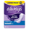 Always Discreet Incontinence Pads Long Plus (Pack of 10)